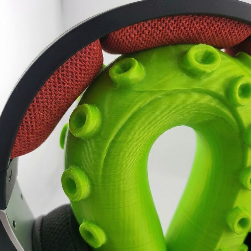 PC, gaming si accesorii - Periferice PC - Periferice Diverse - Suport Casti cu Forma Tentaculara, Verde, 18 cm - Infinity.ro