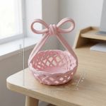 Carti si Birotica - Birotica - Accesorii de birou - Suporturi accesorii birou - Organizator Birou tip Cos cu Funda, Roz, 12 cm - Infinity.ro