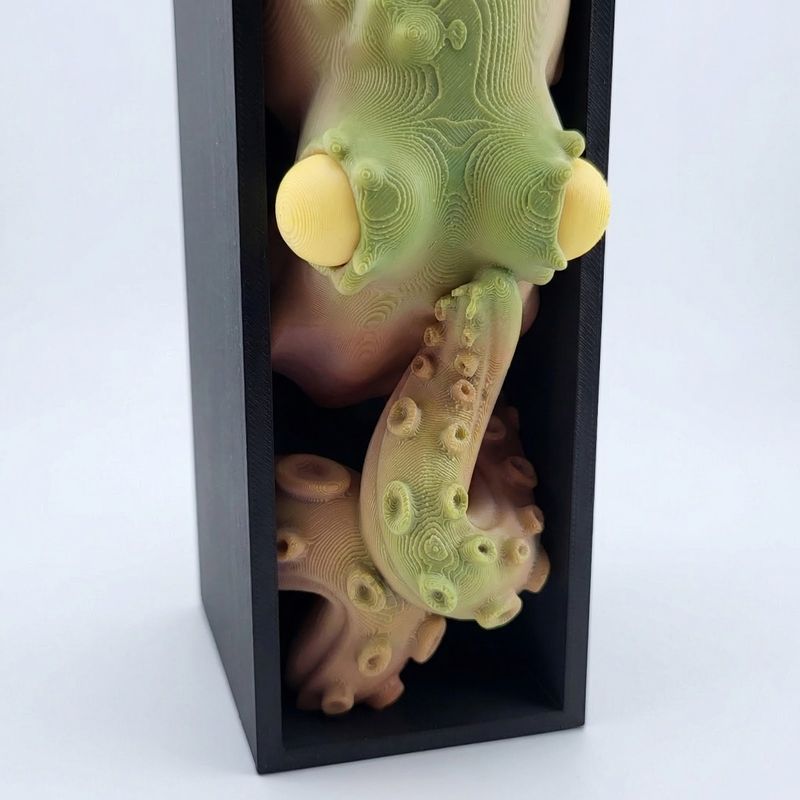 Carti si Birotica - Carti - Accesorii pentru cititori - Book Nook Decorativ Tentacul Marin, Multicolor, 17 cm - Infinity.ro