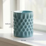 Casa si Gradina - Gradinarit si plante - Plante si ghivece - Ghivece si suporturi - Ghiveci Decorativ Albastru, Textura Organica, 15 cm - Infinity.ro