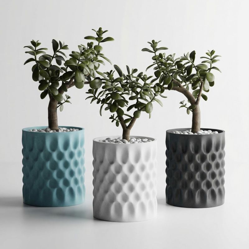 Casa si Gradina - Gradinarit si plante - Plante si ghivece - Ghivece si suporturi - Ghiveci Decorativ Albastru, Textura Organica, 15 cm - Infinity.ro