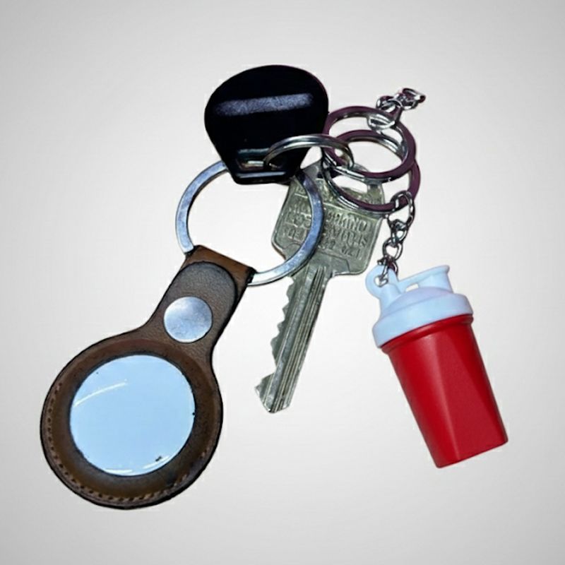 Market - Cadouri - Suveniruri - Breloc shaker fitness, accesoriu sala / gym, capac detasabil, pentru genti/chei - Infinity.ro