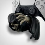 PC, gaming si accesorii - Gaming - Accesorii gaming - Accesorii console gaming - Suport Controller cu Design Craniu, Negru, 13 cm - Infinity.ro