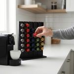 Electronice si Electrocasnice - Electrocasnice bucatarie - Preparare bauturi - Accesorii si consumabile aparate preparare bauturi - Suport Capsule Cafea Vertical Armonie, Negru, 25 cm - Infinity.ro