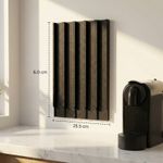 Electronice si Electrocasnice - Electrocasnice bucatarie - Preparare bauturi - Accesorii si consumabile aparate preparare bauturi - Suport Modular de Perete pentru Capsule Cafea, Negru, 26 cm - Infinity.ro