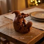 Casa si Gradina - Bucatarie si vesela - Accesorii bar - Suporturi bauturi - Suport Sticla de Vin cu Dinozaur Decorativ, Maro, 13 cm - Infinity.ro