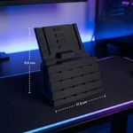 PC, gaming si accesorii - Gaming - Accesorii gaming - Accesorii console gaming - Suport Organizator Consola cu Compartimente, Negru, 17 cm - Infinity.ro