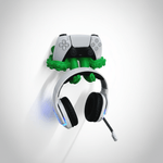 PC, gaming si accesorii - Gaming - Accesorii gaming - Accesorii console gaming - Suport Controller PS5 + Casti, pentru perete, design caracatita, verde - Infinity.ro