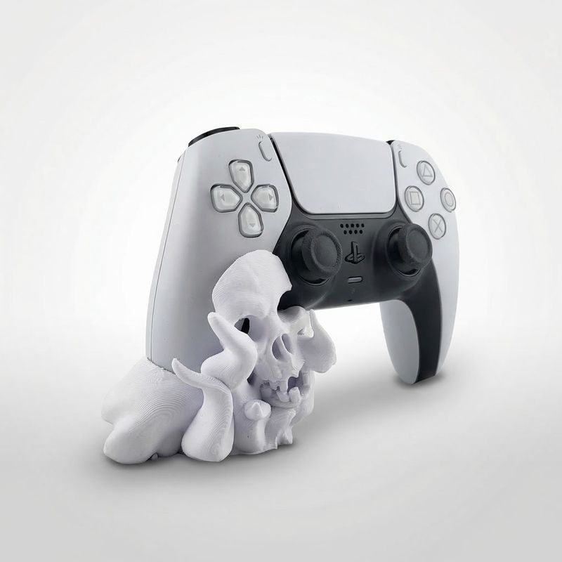PC, gaming si accesorii - Gaming - Accesorii gaming - Accesorii console gaming - Suport Controller Sculptural, Alb, 10 cm - Infinity.ro