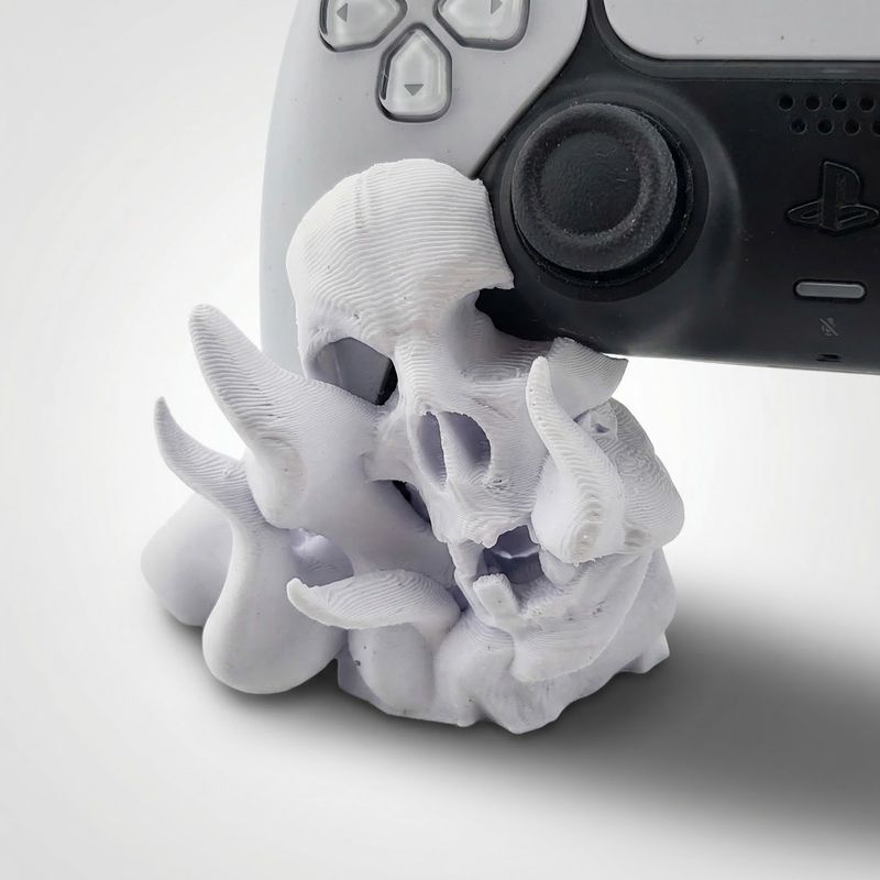 PC, gaming si accesorii - Gaming - Accesorii gaming - Accesorii console gaming - Suport Controller Sculptural, Alb, 10 cm - Infinity.ro