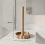 Casa si Gradina - Sanitare - Suporturi si accesorii baie - Accesorii baie - Suport prosoape, bej, design modern, 24 cm - Infinity.ro