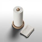 Casa si Gradina - Sanitare - Suporturi si accesorii baie - Accesorii baie - Suport prosoape, bej, design modern, 24 cm - Infinity.ro