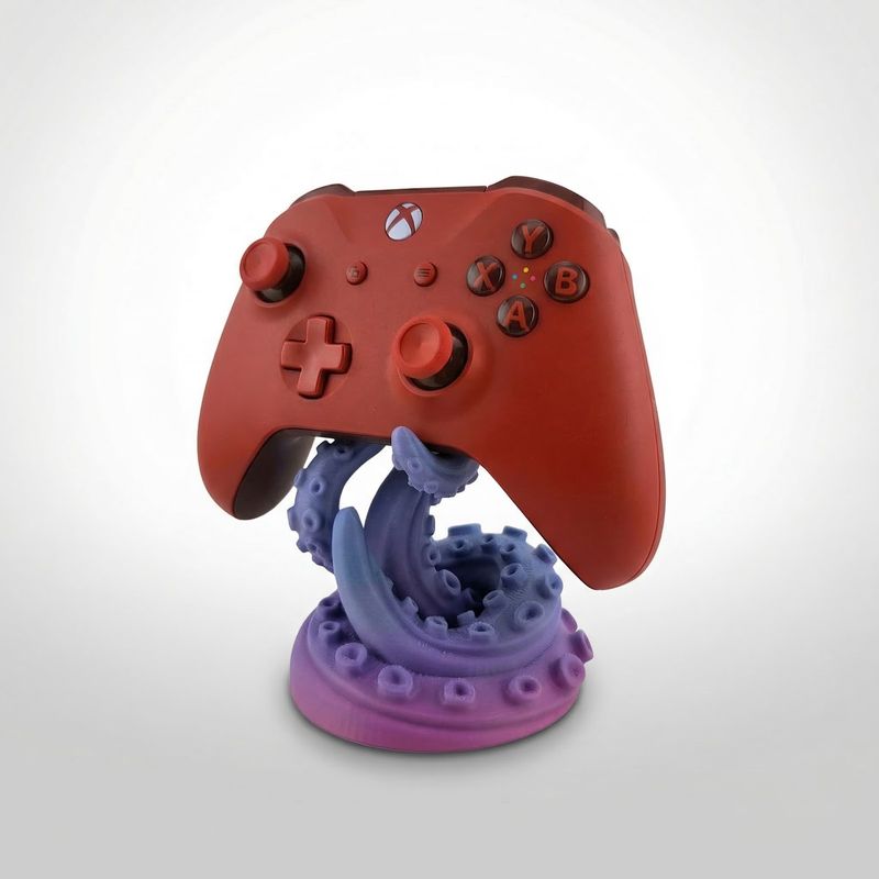 PC, gaming si accesorii - Gaming - Accesorii gaming - Accesorii console gaming - Suport Controller cu Tentacule Decorative, Mov, 10 cm - Infinity.ro