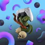 PC, gaming si accesorii - Gaming - Accesorii gaming - Accesorii console gaming - Suport Controller Serpent, Verde, 17 cm - Infinity.ro
