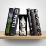 Carti si Birotica - Carti - Accesorii pentru cititori - Book Nook Decorativ Craniu Bufon Alb, 17 cm - Infinity.ro