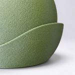 Casa si Gradina - Gradinarit si plante - Plante si ghivece - Ghivece si suporturi - Ghiveci Decorativ cu Textura Mata si Farfurie, Verde, 17 cm - Infinity.ro