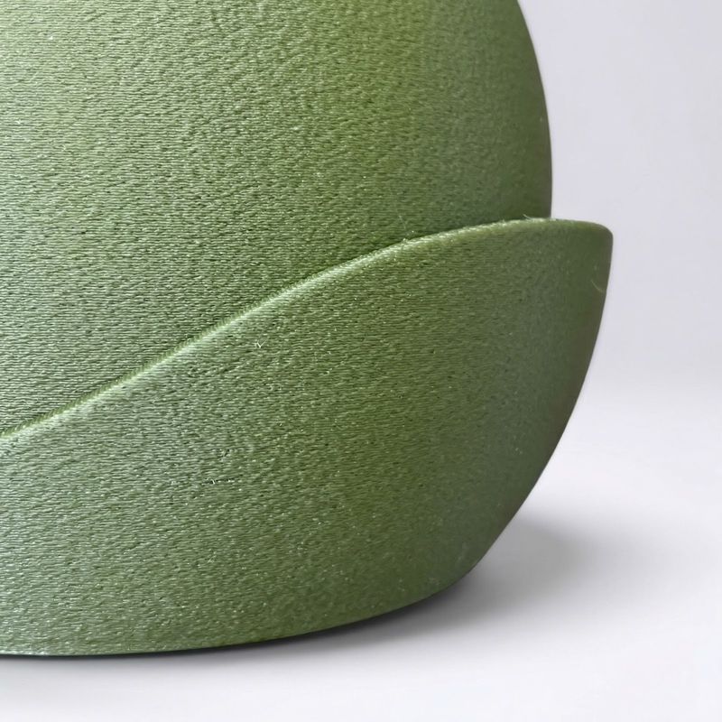 Casa si Gradina - Gradinarit si plante - Plante si ghivece - Ghivece si suporturi - Ghiveci Decorativ cu Textura Mata si Farfurie, Verde, 17 cm - Infinity.ro