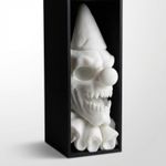 Carti si Birotica - Carti - Accesorii pentru cititori - Book Nook Decorativ Craniu Bufon Alb, 17 cm - Infinity.ro