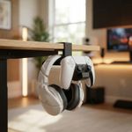 PC, gaming si accesorii - Gaming - Accesorii gaming - Accesorii console gaming - Suport Suspendat Armonie pentru Controller si Casti, Negru, 13 cm - Infinity.ro