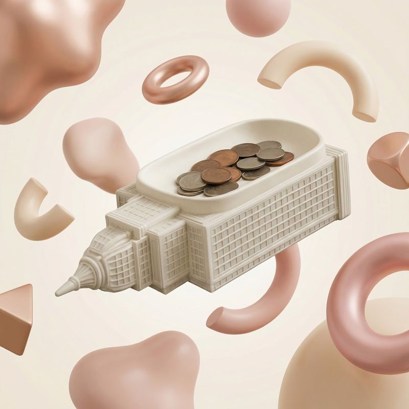 Fashion, accesorii si bijuterii - Femei - Bijuterii femei - Cutii bijuterii - Tavita Organizator pentru Bijuterii Silueta Urbana, Alb, 19 cm - Infinity.ro