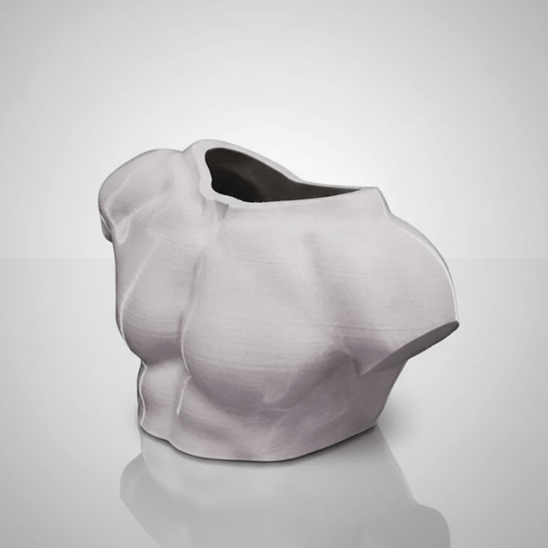 Casa si Gradina - Gradinarit si plante - Plante si ghivece - Ghivece si suporturi - Ghiveci decorativ 3D Apollo Form, design minimalist, material PLA, culoare mata, 30x45cm, plastic PLA, diametru 10cm, inaltime totala 13cm - Infinity.ro