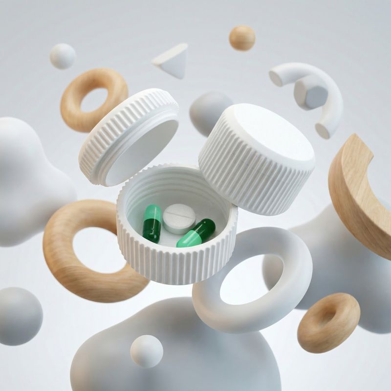 Casa si Gradina - Mobilier - Organizare si depozitare - Cutii depozitare - Cutie Compacta pentru Pastile, Alb, 4 cm - Infinity.ro