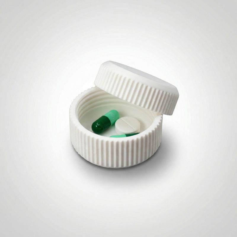 Casa si Gradina - Mobilier - Organizare si depozitare - Cutii depozitare - Cutie Compacta pentru Pastile, Alb, 4 cm - Infinity.ro