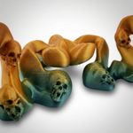 PC, gaming si accesorii - Gaming - Accesorii gaming - Accesorii console gaming - Suport Controller Elegant cu Tentacule, Auriu Verde, 20 cm - Infinity.ro