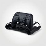 PC, gaming si accesorii - Gaming - Accesorii gaming - Accesorii console gaming - Suport Jocuri Sculptural cu 6 Sloturi, Negru, 20 cm - Infinity.ro