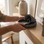 Casa si Gradina - Decoratiuni - Obiecte decorative - Accesorii decorative - Tava Decorativa pentru Inele, Negru, 10 cm - Infinity.ro