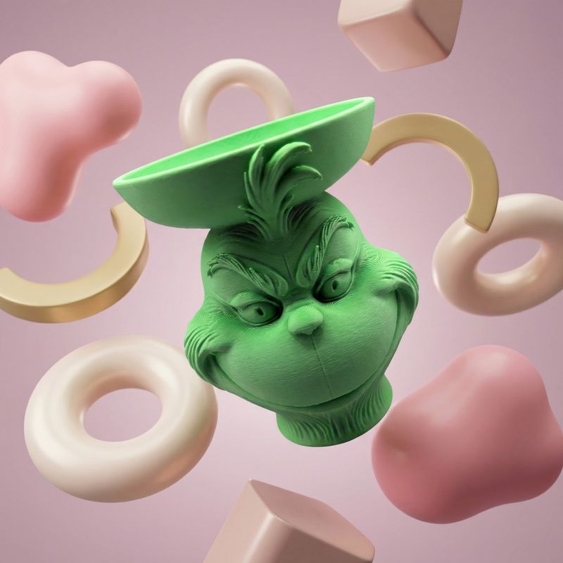 Casa si Gradina - Decoratiuni - Obiecte decorative - Vaze si boluri decorative - Bol Decorativ cu Picior, Verde, 11 cm - Infinity.ro