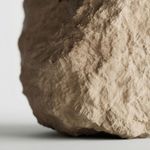 Casa si Gradina - Gradinarit si plante - Plante si ghivece - Ghivece si suporturi - Ghiveci Decorativ cu Aspect de Piatra, Bej, 13 cm - Infinity.ro
