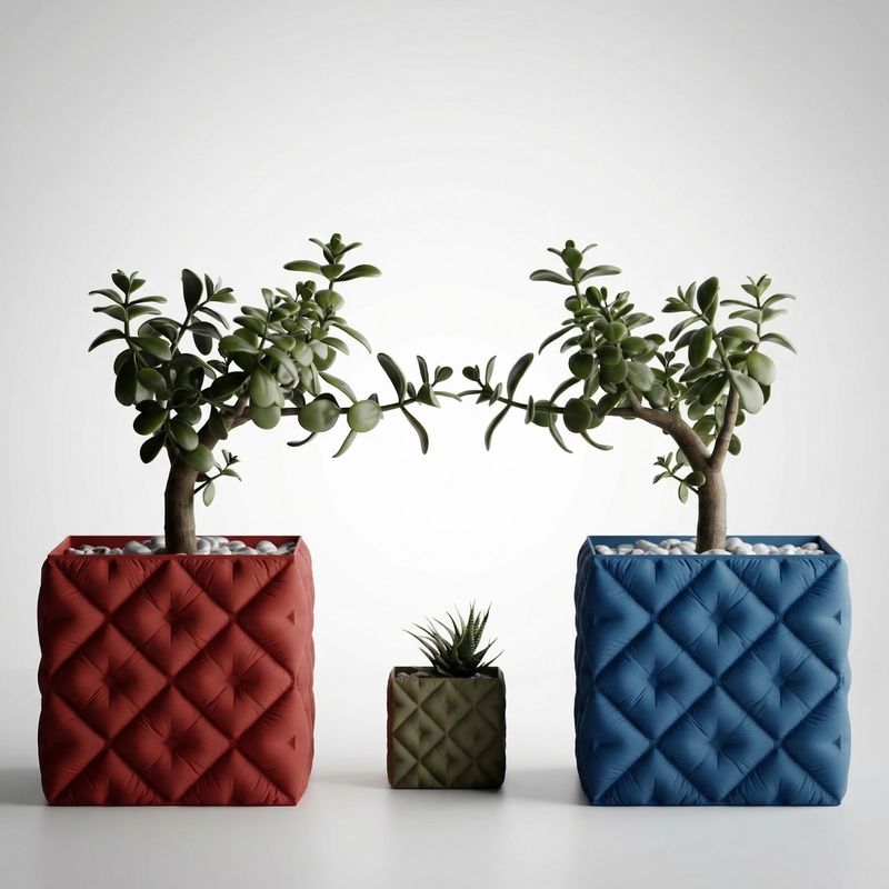 Casa si Gradina - Gradinarit si plante - Plante si ghivece - Ghivece si suporturi - Ghiveci Decorativ Matlasat, Rosu, 13 cm - Infinity.ro
