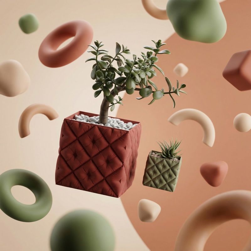 Casa si Gradina - Gradinarit si plante - Plante si ghivece - Ghivece si suporturi - Ghiveci Decorativ Matlasat, Rosu, 13 cm - Infinity.ro