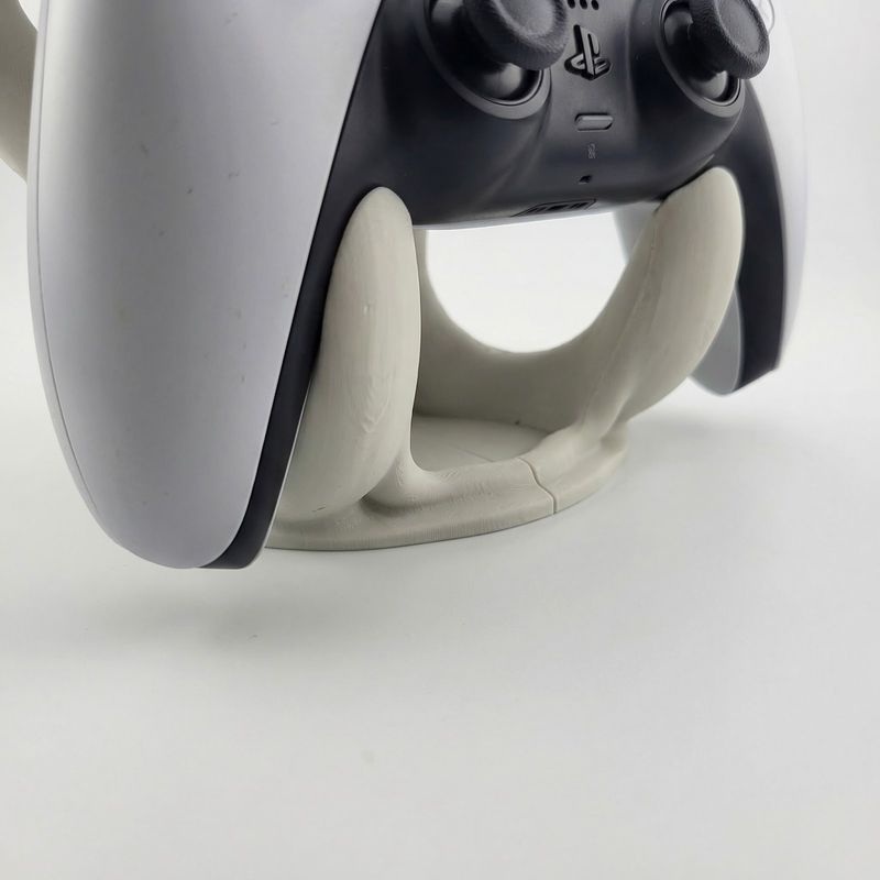 PC, gaming si accesorii - Gaming - Accesorii gaming - Accesorii console gaming - Suport controler, Alb Ivory, design mitologic, 18cm - Infinity.ro