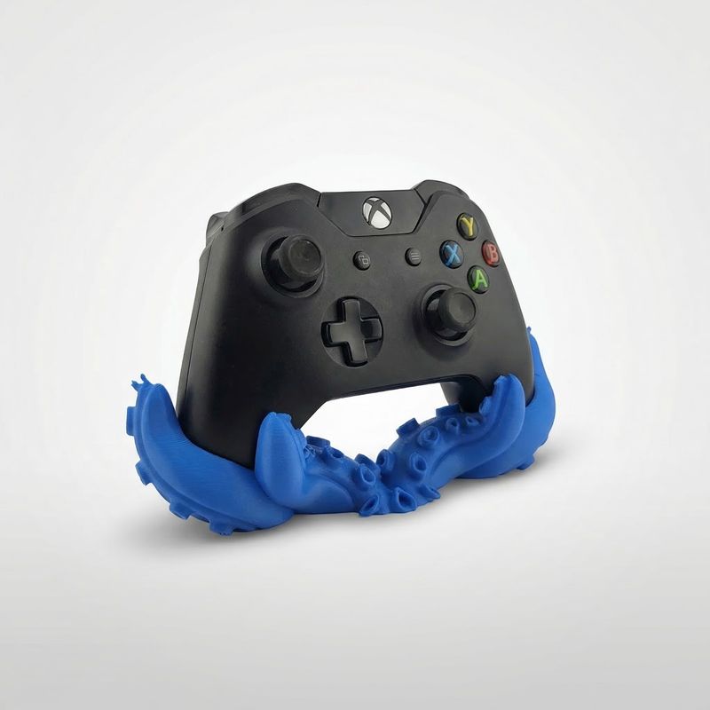 PC, gaming si accesorii - Gaming - Accesorii gaming - Accesorii console gaming - Suport Controller tentacule oceanice, albastru, 19 cm - Infinity.ro