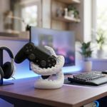 PC, gaming si accesorii - Gaming - Accesorii gaming - Accesorii console gaming - Suport Controller Tentacul, Alb, 16 cm - Infinity.ro