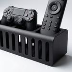 PC, gaming si accesorii - Periferice PC - Periferice Diverse - Suport organizator telecomenzi si controle, negru, 25 cm - Infinity.ro