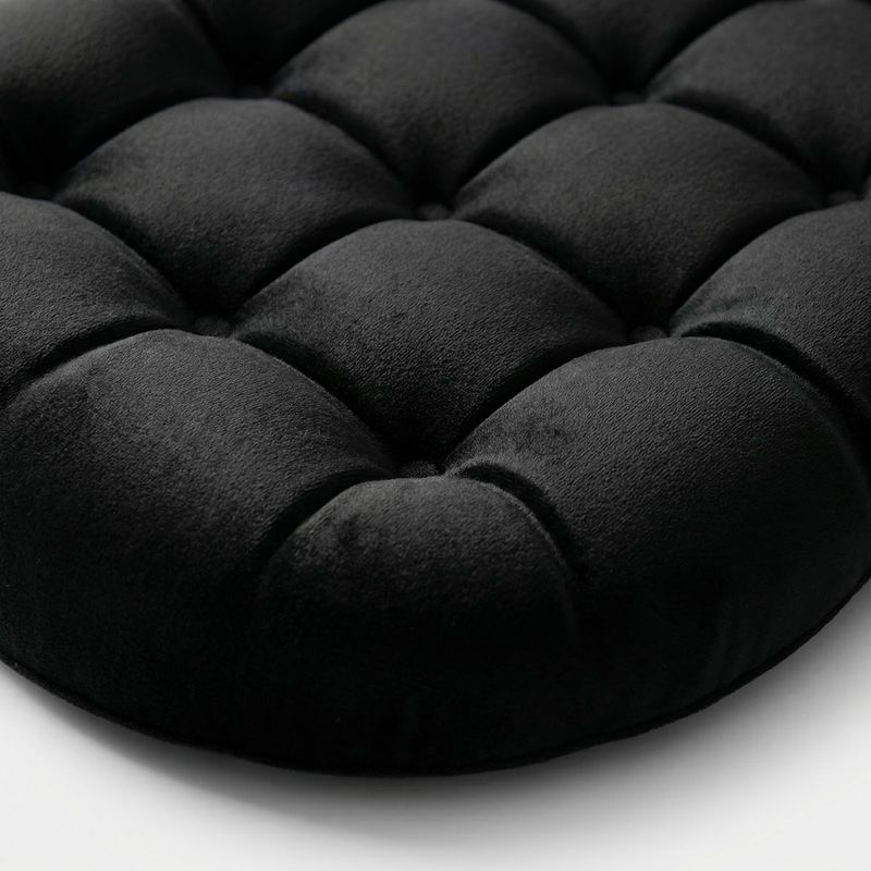 Casa si Gradina - Decoratiuni - Obiecte decorative - Accesorii decorative - Tava Decorativa cu Aspect Matlasat, Negru, 21 cm - Infinity.ro