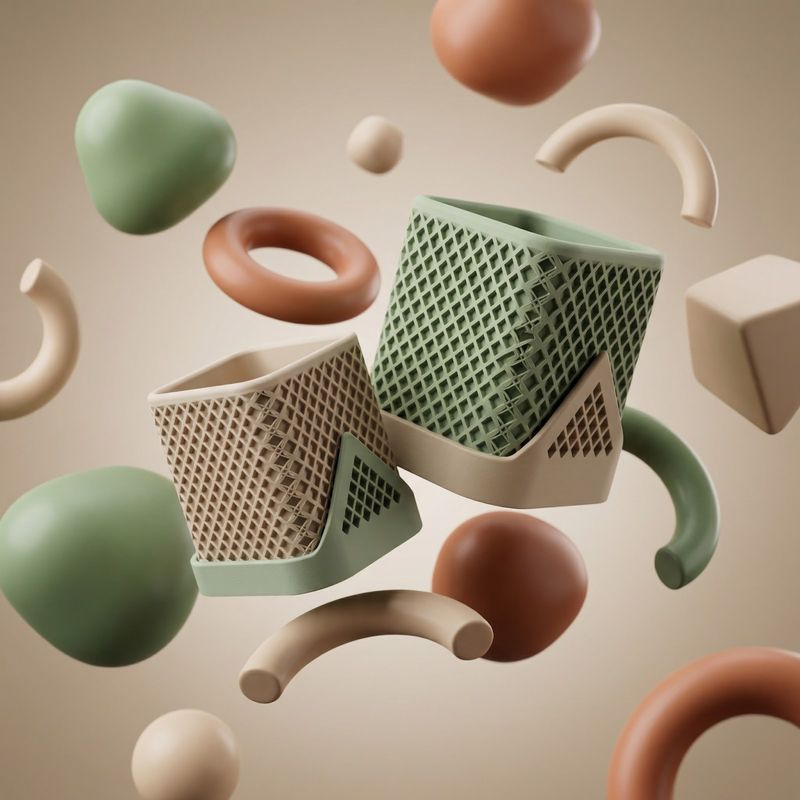 Casa si Gradina - Gradinarit si plante - Plante si ghivece - Ghivece si suporturi - Ghiveci Decorativ Geometric cu Tavita, Alb, 12 cm - Infinity.ro