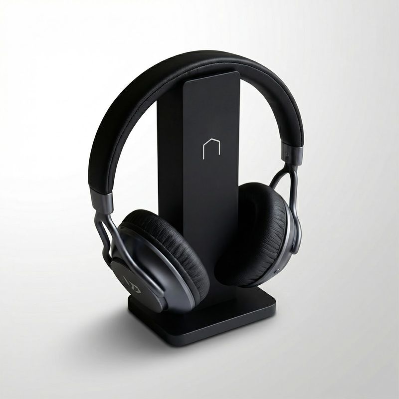 PC, gaming si accesorii - Periferice PC - Periferice Diverse - Suport casti, negru, 21 cm - Infinity.ro