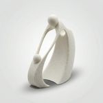 Casa si Gradina - Decoratiuni - Obiecte decorative - Accesorii decorative - Sculptura Decorativa Silueta Materna, Alb, 10 cm - Infinity.ro