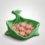 Casa si Gradina - Decoratiuni - Obiecte decorative - Vaze si boluri decorative - Bol decorativ tip tava, verde, 14 cm - Infinity.ro