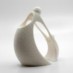 Casa si Gradina - Decoratiuni - Obiecte decorative - Accesorii decorative - Sculptura Decorativa Silueta Materna, Alb, 10 cm - Infinity.ro