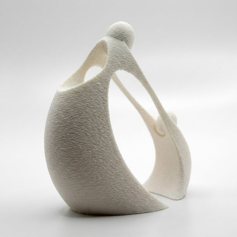 Casa si Gradina - Decoratiuni - Obiecte decorative - Accesorii decorative - Sculptura Decorativa Silueta Materna, Alb, 10 cm - Infinity.ro