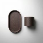 Carti si Birotica - Birotica - Accesorii de birou - Suporturi accesorii birou - Tavita Organizator de Birou Minimalista, Negru, 18 cm - Infinity.ro