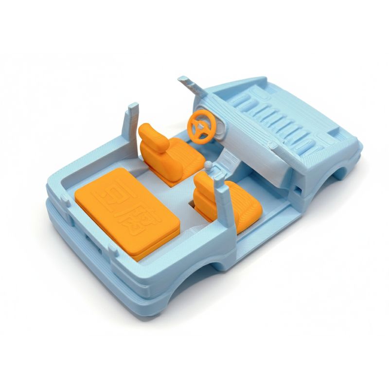 Jucarii, Copii si Bebe - Jucarii si jocuri - Seturi de constructie si cuburi - Seturi de constructie - Masina tip puzzle AE86, asambalre usoara, fara lipici, 12cm lungime, printat 3D - Infinity.ro
