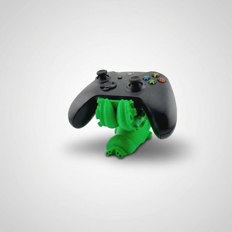 PC, gaming si accesorii - Gaming - Accesorii gaming - Accesorii console gaming - Suport pentru Controller, Verde, 12 cm, Design Tentacule - Infinity.ro