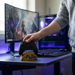 PC, gaming si accesorii - Gaming - Accesorii gaming - Accesorii console gaming - Suport Controller Textura Nugget, Auriu, 13 cm - Infinity.ro