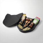 Casa si Gradina - Mobilier - Organizare si depozitare - Cutii depozitare - Tava Organizatoare Multifunctionala cu Compartimente, Negru, 20 cm - Infinity.ro